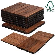 Exterior ideas cool of outdoor patio floor tiles with. Mammoth Sustainably Sourced Solid Acacia Wood Oiled Finish Tools Free Assembly Interlocking Deck Tiles Water Resistant Outdoor Patio Pavers Or Composite Deck F Interlocking Deck Tiles Wood Oil Finish Wood Deck