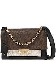 Michael michael kors large east/west crossbody brown one size. Aqirwpga7kne4m