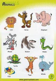 Animals Vocabulary For Kids Class Pet Exercise For Kids Animals For Kids
