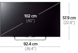 Choose actual screen size from 40 inch tv size, 43 inch tv size, 50 inch tv size, and everything else from topuptv. Full Hd Fernseher Mit Bluetooth W70 Sony Lu
