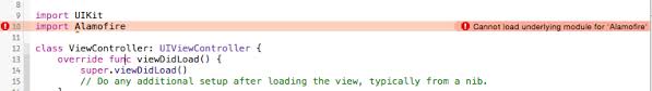 Ios Swift Troubleshooting Cannot Load Underlying Module For
