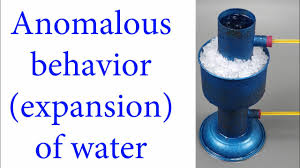 An Illustration Of An Anomalous Expansion Of Water Stock Photo - Alamy