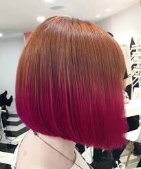 This dark magenta hair looks so good on @thequeen0ftoast! Majestic Magenta Short Ombre Hair Ideas Askhairstyles