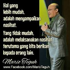 Hasil gambar untuk Gambar Kata Mario Teguh