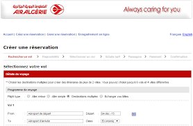 Trouvez votre billet d'avion toulouse oran (algérie) en un clic et au meilleur prix : Air Algerie Reservation En Ligne De Billet D Avion Gerer Son Compte