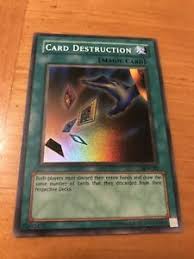 Additional rides on the bus within a two and a half hour period. Yu Gi Oh Card Destruction Card Holo Sdy 042 Card Mint Yugioh Super Rare Ebay