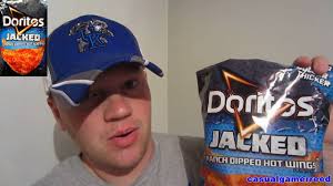 Eat Doritos Jacked Ranch Dipped Hot Wings Tortilla Chips - Youtube
