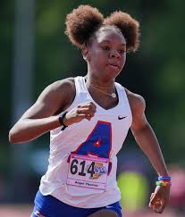 High school girls state track meet: Adams' Angel Thomas finishes 4th