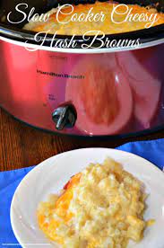 Cheesy Hash Brown Casserole Slow Cooker Recipe Is So Easy To Make Hashbrown Recipes Breakfast Crockpot Recipes Recipes