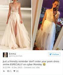 Teens Are Sharing Prom Dresses They Regret Buying Online And It S Hilarious Prom Dress Fails Worst Wedding Dress Worst Prom Dresses