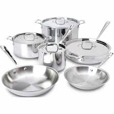 All Clad Stainless Steel 10pc Set Everything Kitchens