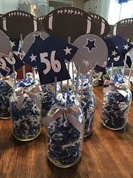 Turned Out Great For The Centerpiece For The Party Cowboy Party Decorations Dallas Cowboys Party Dallas Cowboys Birthday