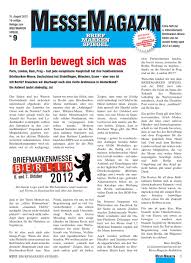 Bitte beachten sie das briefmarken vom umtausch ausgeschlossen sind. Messemagazin Berlin Leipzig 2012 By Dirk Rosenplanter Issuu