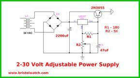 Lm317 Power Variable Supply Voltage Regulator Power Supply Circuit Electrical Circuit Diagram