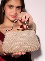 Avon Peach Evening handbag