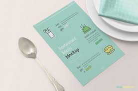 Free Restaurant Menu Card Mockup Zippypixels Menu Restaurant Menu Cards Restaurant Menu Card