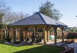 Bespoke Oak Gazebo Herefordshire Hills Oak Gazebo Gazebo Summer House Garden