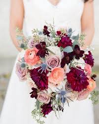 Looking for wedding flower ideas and inspiration? Gallery Peach Blush And Burgundy Wedding Bouquet 18 Deer Pearl Flowers