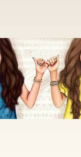 The great collection of best friend wallpaper for desktop, laptop and mobiles. Heart Bff Girl Wallpaper Wallpapershit