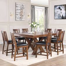 Teraves bar table with solid metal frame,counter height table kitchen bar table for dining room,living room (55.11, black oak) 4.6 out of 5 stars. Magnus 9 Piece Counter Height Dining Set Costco
