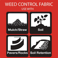 It comes in black to remain inconspicuous when laid on the ground among the plants and greens. Dewitt 5 Ft X 250 Ft 4 1 Oz 20 Year Woven Weed Control Barrier Landscape Fabric Dwt 20 Yr 5250 The Home Depot