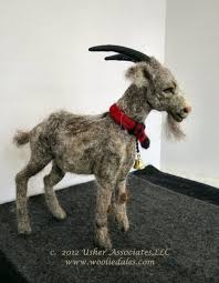 Billy Goat Gruff Felt Animals Felt Dogs Needle Felting