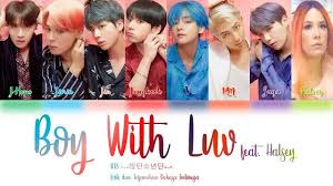 Boy With Luv Lyrics Bts Bts Lyrics Boy With Luv Feat Halsey Waofam Bts Lyric Halsey Lyrics Lyrics