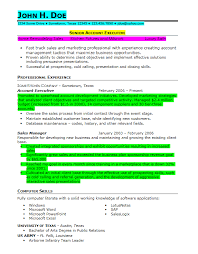 targeted military resume example