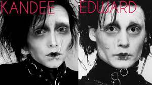 How to make an edward scissorhands costume. Edward Scissorhands Make Up Tutorial Kandee Johnson Youtube