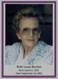 Ruth Lewis Burton (1932-2001)