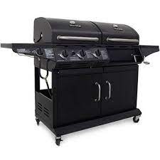 Dual Fuel Combination Charcoal Gas Grill Charbroil Deluxegrill Gas And Charcoal Grill Gas Grill Best Gas Grills