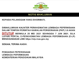 Untuk calon peperiksaan awam 2021 yang lain seperti spm, upsr,. Lembaga Peperiksaan Rasmi Photos Facebook