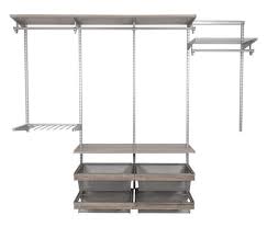 Maybe you would like to learn more about one of these? Closet Culture 96 W X 78 1 2 H Champagne Nickel Wire Closet Kit At Menards