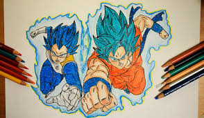 The largest dragon ball legends community in the world! Drawing Goku And Vegeta By Strangersknight On Deviantart