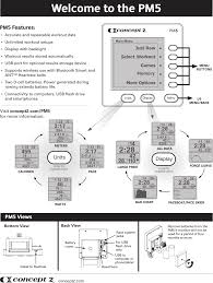 Pm5 Performancer Monitor User Manual Manual Concept Ii