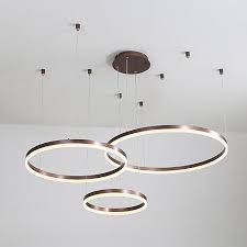 60w Led Circle Chandelier Led Pendant Lights Ad 1 Le Lustre Mene De Cercle De 60w A Ceiling Lights Living Room Circle Chandelier Living Room Lighting