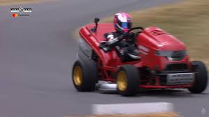 Video Honda Mean Mower V2 Slices Up Lord March S Driveway Top Speed