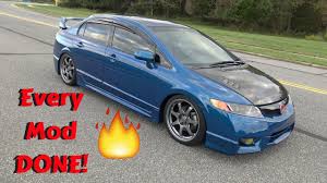 T5i® custom style fiberglass rear spoiler. Review Of All The Mods Done To My 2011 Honda Civic Si 2017 Youtube