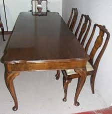 This classic side chair is crafted from cherry veneers, alder solids and select hardwoods, with the whole frame covered in an antique cherry finish. Antiques Atlas Walnut Queen Anne Dining Table And 8 Chairs
