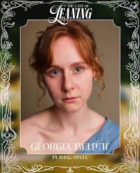 🩻INTRODUCING THE CAST OF 'LEANING'. Olivia played by Georgia Bellett.  Georgia is a London based actor and voice-over artist currently training