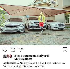 Kizz daniel has just purchased a brand new bentley car. Kizz Daniel Shows Off His Fleet Of Cars Batatv Nigeria