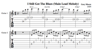 Try these chords for still got the blues dm dm/g cmaj7 fmaj7 used to be so easy to give my heart away dm6 e am am/b am/d but i found out the hard way there a price you have to pay im not s. Blues Guitar Lesson Gary Moore S I Ve Still Got The Blues Standard Notation Tab Videos Spinditty Music
