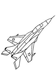 The airplane coloring pages showcase the winged mode of transport in various forms. Coloring Pages Fighter Plane Coloring Page