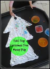 Christmas Tree Messy Play Crafty Kids At Home Christmas Activities For Toddlers Christmas Activities For Kids Toddler Christmas
