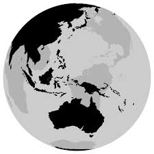 Earth Australia Globe With Continents As Black And White Illustration Vecto Ad Globe C Black And White Illustration Earth Illustration Illustration