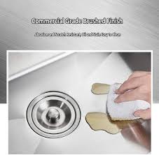 This finish will require minimal maintenance, and the kitchen will look clean for a long time. Single Bowl Sarlai 14x18 Undermount Single Bowl Stainless Steel Bar Prep Sink Small Kitchen Sink Bar Sink Undermount Kitchen Bath Fixtures