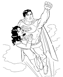 Color dozens of pictures online, including all kids favorite cartoon stars, animals, flowers, and more. Superman Coloring Picture For Boys