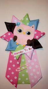 Owl Baby Shower Corsage Girl Owl Theme Baby Pink Etsy Baby Showers Baby Shower Dia Da Crianca