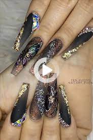 naturliches schmetterling nagel design fur lange nagel 2020 coffin nails designs butterfly nail butterfly nail designs