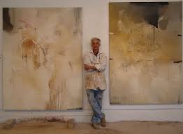 Ohio Based American Artist Harry Ally B 1949 With His Work Photographer Unknown Via The Artist S Site Abstract Art Inspiration Art Art Painting